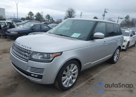 2014 Land Rover Range Rover 5.0L V8 Supercharged/5.0L V8 Supercharged Ebony Edition z USA, uszkodzony, nr VIN SALGS2TF9EA181596